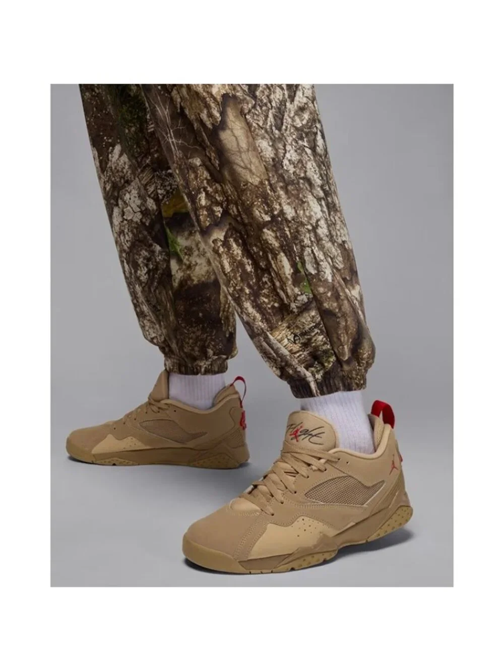 Nike Jordan Brooklyn Fleece Realtree Pants Size Large Men Olive Sail HV1862-222